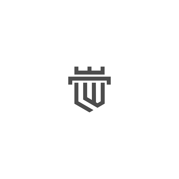 LW letter law firm logo design