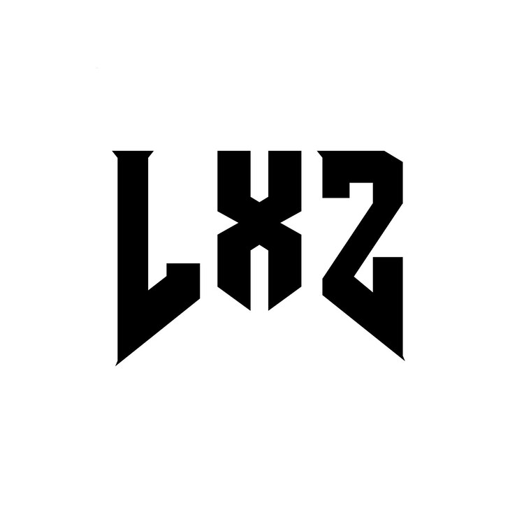 Vector 기술 회사 lxz의 lxz 글자 로고 디자인 검은색과 색 컬러 조합 lxz 로고 lxz 터 lxz 디자인 lxz 아이콘 lxz 알파 lxz 타이포그래피 로고 디자인