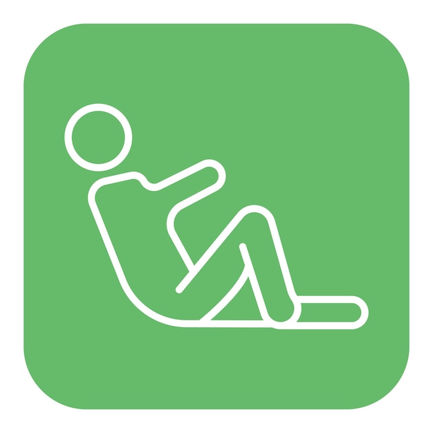 Vector lying down vector icon can be used for comfort iconset