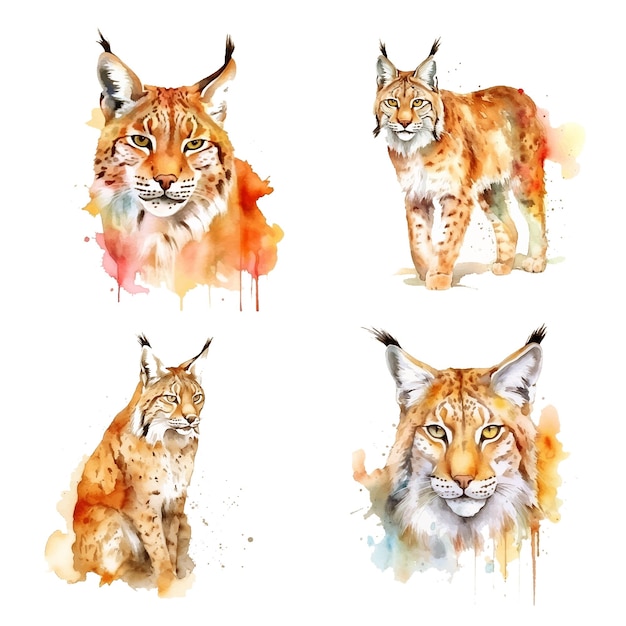 Lynx aquarelverf collectie