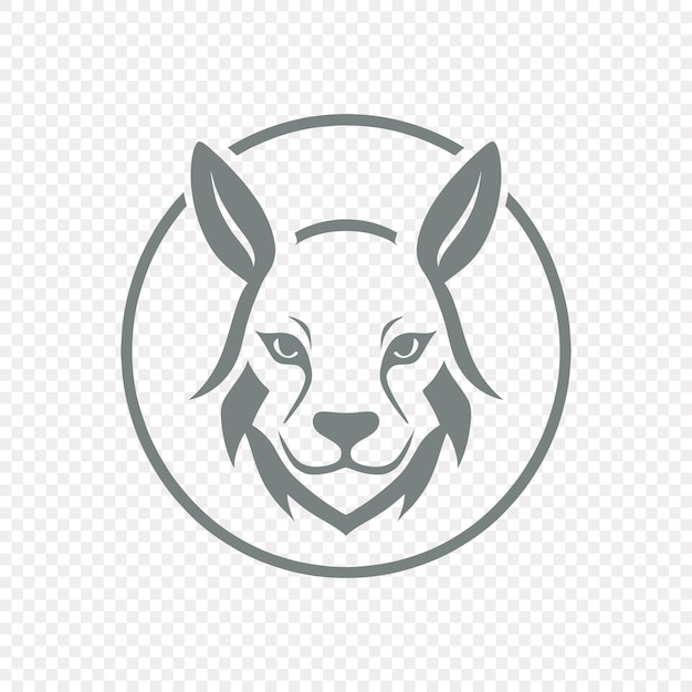 Vector lynx head icon illustration wild cat animal head symbol animal logo vector