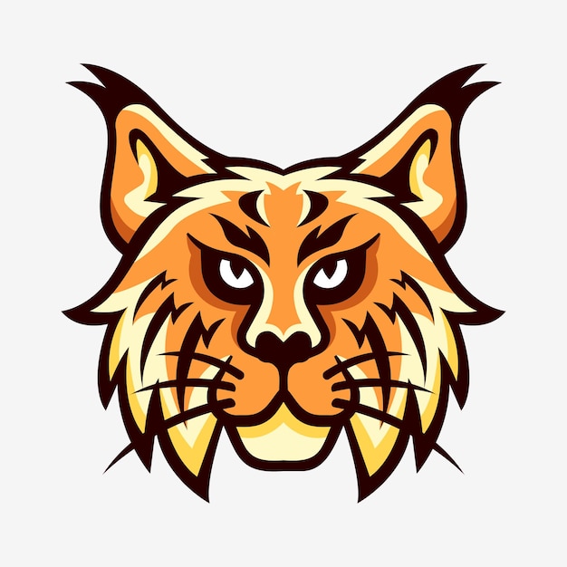 Lynx head mascot sport-logo