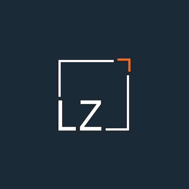 LZの最初のモノグラムロゴは,正方形のスタイルのデザインです.