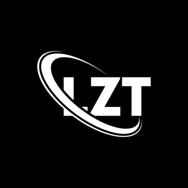 Vettore logo lzt lzt lettera lzt lettere logo design iniziali lzt logo collegato con cerchio e maiuscolo monogramma logo lzt tipografia per il business tecnologico e marchio immobiliare