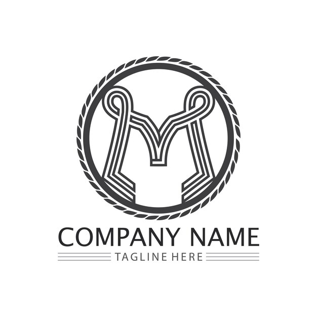 M brief logo ontwerp vector identiteit pictogram teken