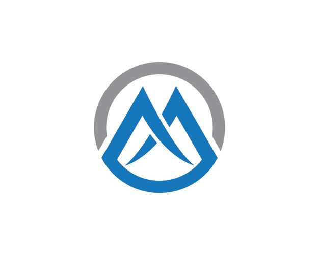 M brief Logo sjabloon Vector Icon