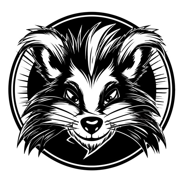 m_gholamshahi1367_vector_logo_cartoon_skunk_monocromatic_style__df79ed6b721046eabcd7d8410c233821 コピー 4 変換済み