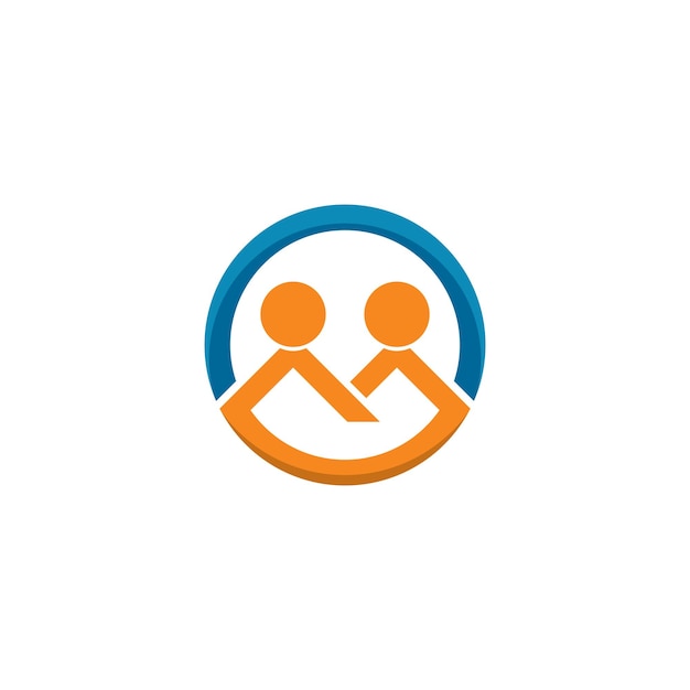 M letter community care logo icon