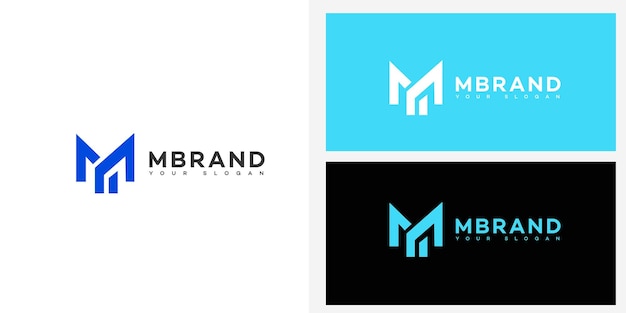 M letter logo icon brand identity sign m letter symbol template (template per il simbolo delle lettere m)