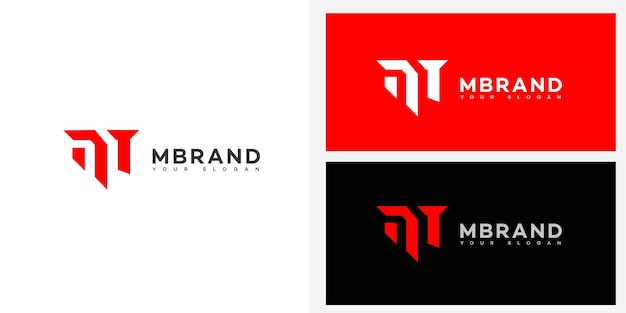 M Letter Logo Icon Merk Identiteitsteken M Letter Symbol Template