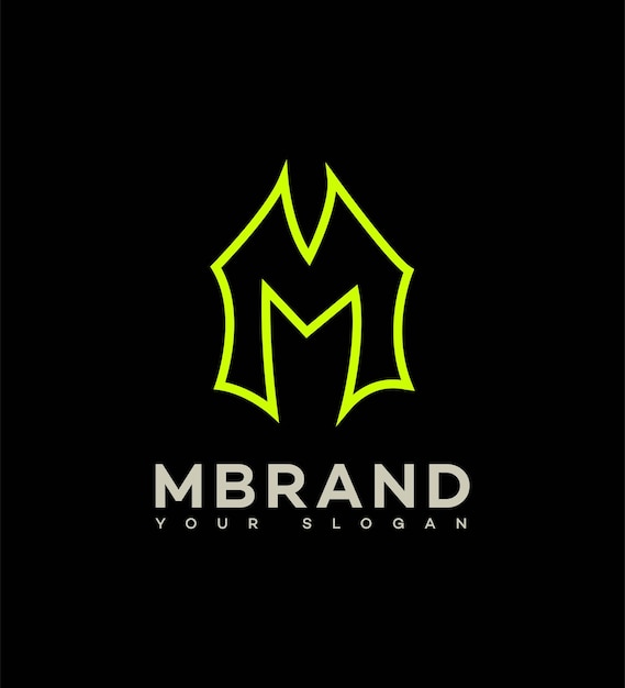 M Letter Logo Icon Merk Identiteitsteken M Letter Symbol Template