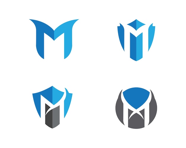 M Letter Logo Template