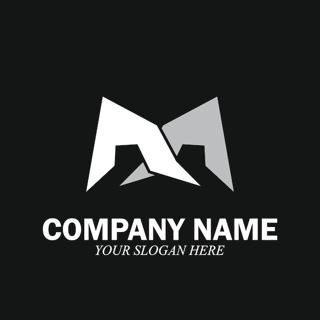 M Letter Logo Template