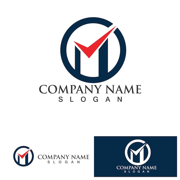 M Letter Logo Template