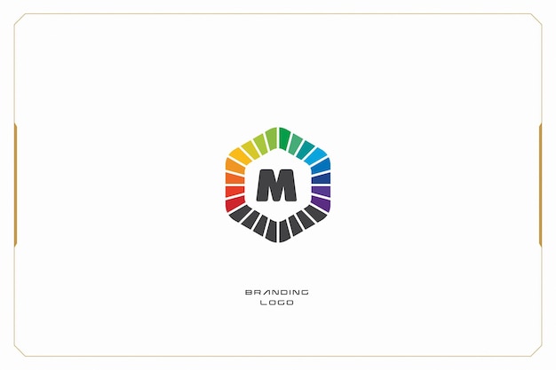 Vector m letter logo vector trademark universal m logotype brand