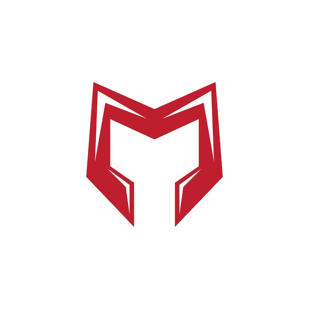 M 문자 로고