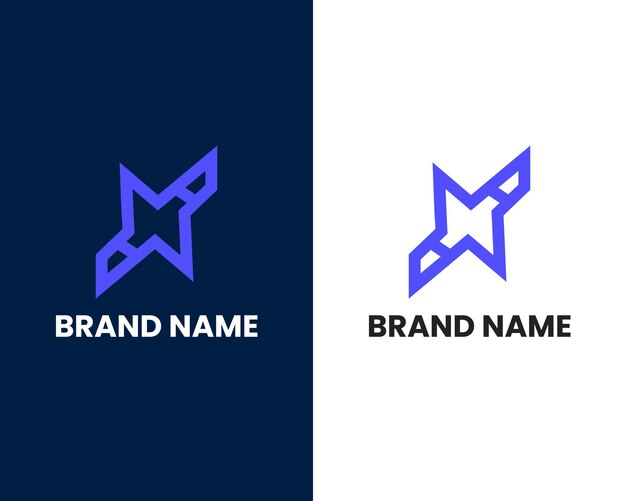 M and a letter mark logo design template