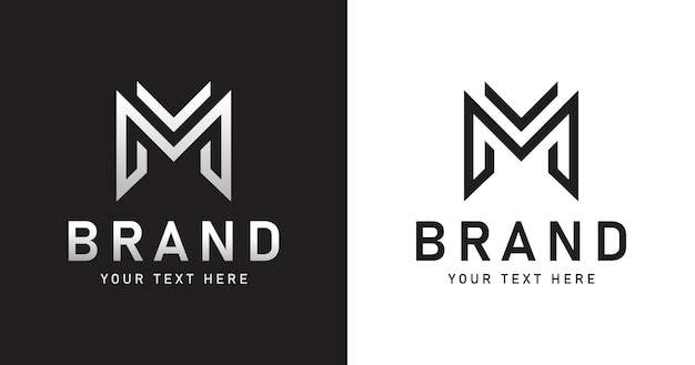 M Logo brief ontwerpsjabloon