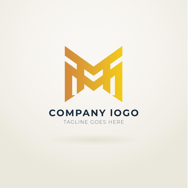 Vector m logo design