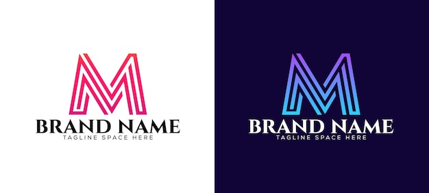 M logo design