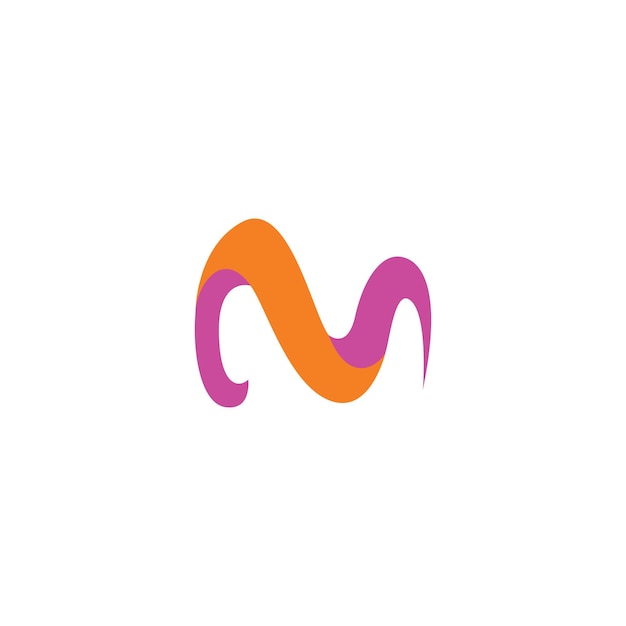 M logo and mountain design