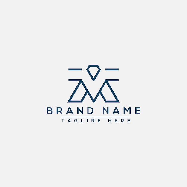M Logo Ontwerp Sjabloon Vector Grafische Branding Element