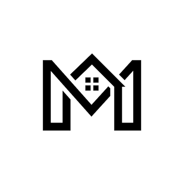 M logo della casa moderna