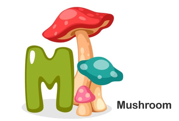 Vector m for mushroom