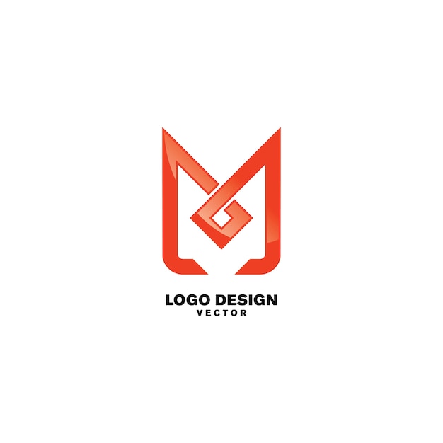 M symbol logo design