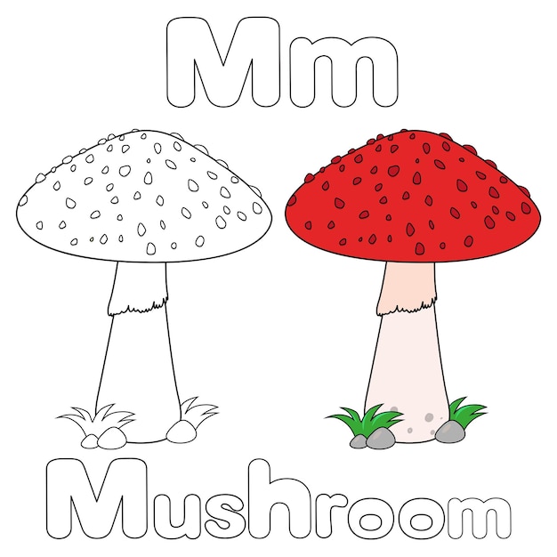 M voor Mushroom