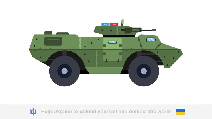 Вектор бронированная машина безопасности m1117 цвета хаки бтр m1117 военная машина патрульная машина боевая машина