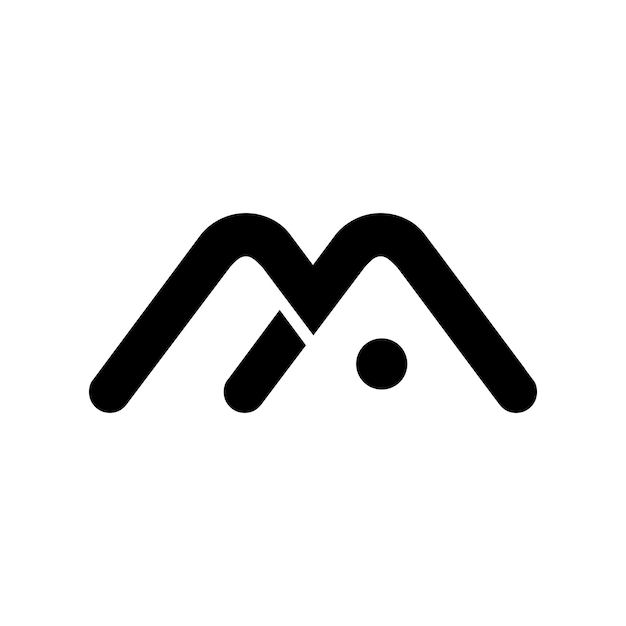 Design del logo della lettera ma per l'azienda