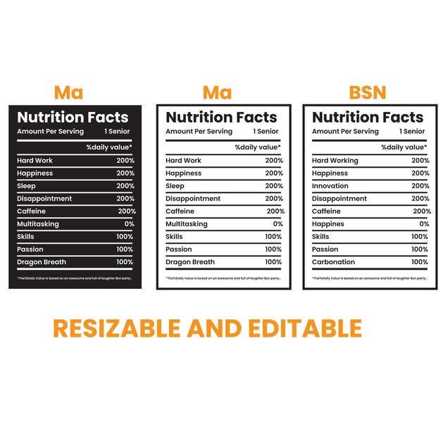 ma nutrition facts label design template nutrition facts information nutrition label
