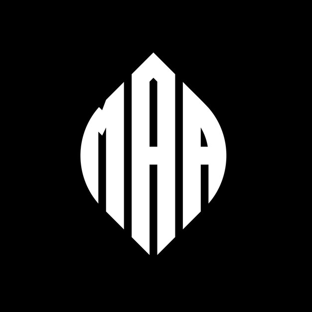 원과 타원 모양의 MAA 원자 로고 디자인, 타이포그래피 스타일의 MAA 타원 문자, 세 개의 이니셜이 원을 형성하는 LOGO, MAA 서클, 블럼, 모노그램, 글자, 마크, 터