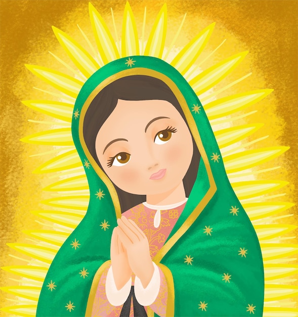 Maagd Maria, katholieke aanroeping van Onze Lieve Vrouw van Guadalupe, keizerin van Amerika