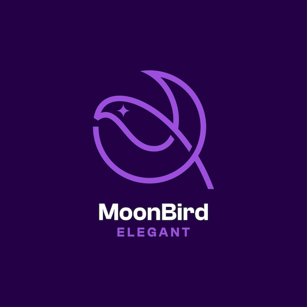 Maan vogel-logo