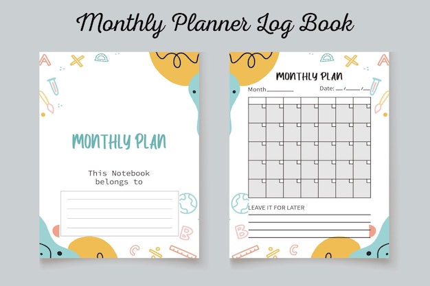 Maandplanner logboek kdp interieur