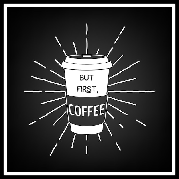 Maar eerst koffie
