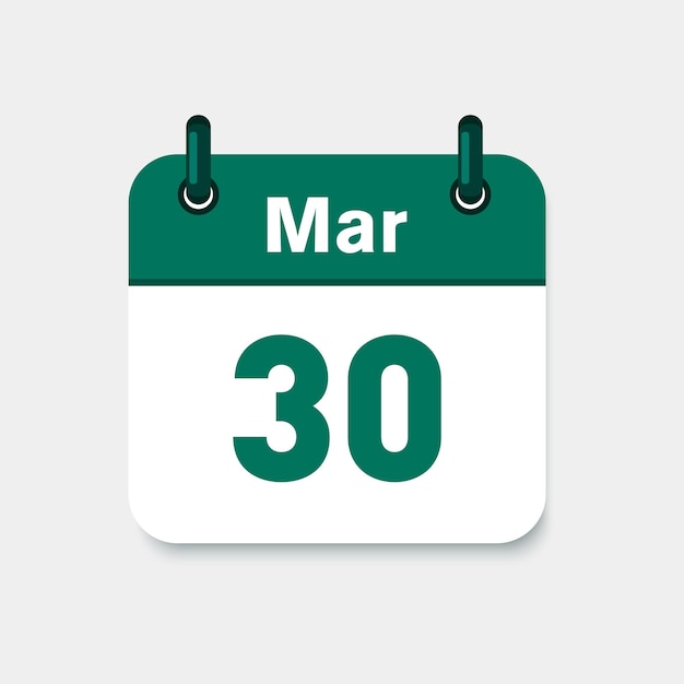Maart kalender symbool vector iconTime management Holidays icon Deadline icon UI elementen PlanningxA
