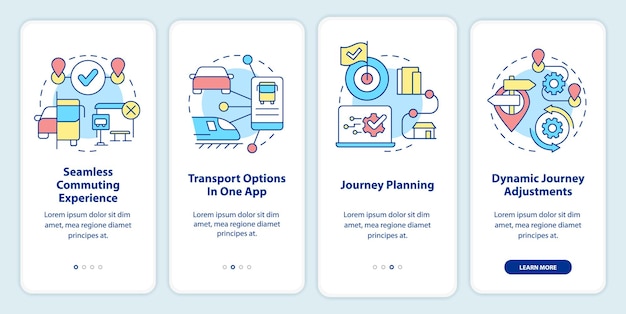 MaaS perks onboarding mobile app screen