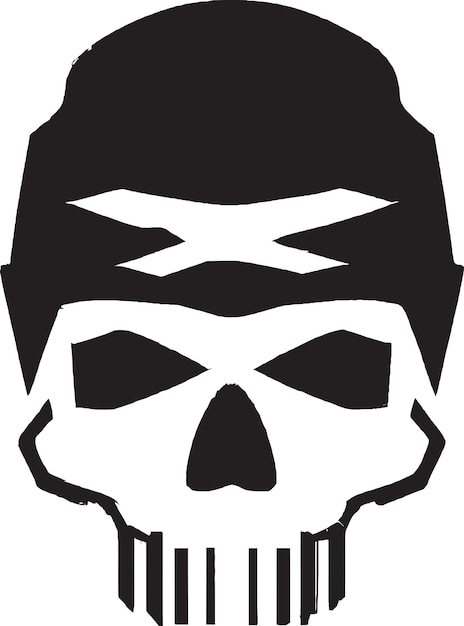 Vector the macabre touch skull icon vector graphic