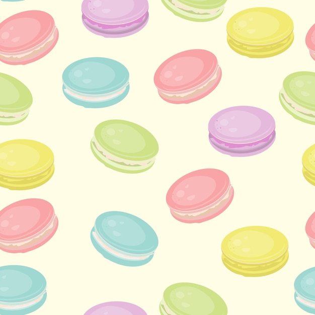 macarons pattern pattern of colorful macarons in pastel shades