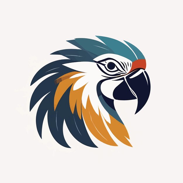 macaw logo on a white background