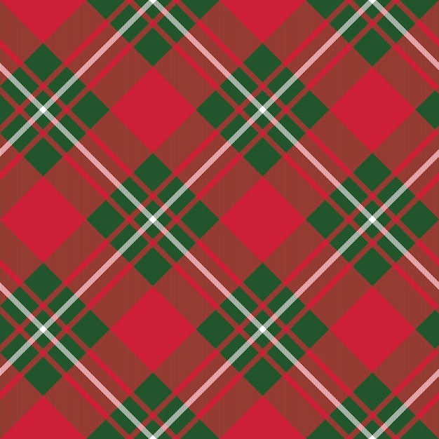 Macgregor tartan kilt fabric textile diagonal seamless pattern