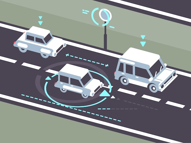 Vector machine car autopilot