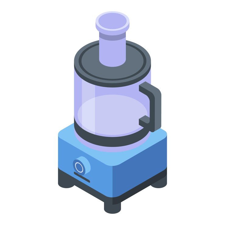 Vector machine food mixer icon isometric of machine food mixer vector icon for web design isolated on white background