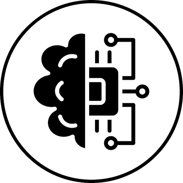 Machine Learning vector icoontje illustratie van Data Analytics icoonset