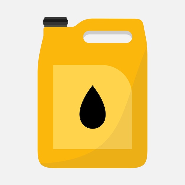 machine oil canister vector icon