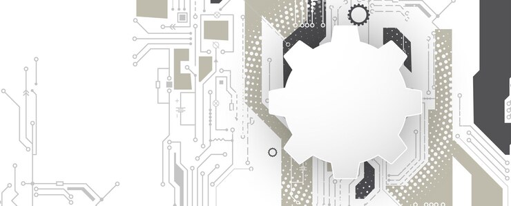 Vector machine technology gears retro gearwheel mechanism bacground