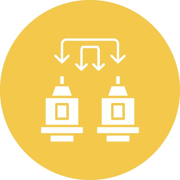Machine-to-Machine icoon vector afbeelding Kan worden gebruikt voor Internet of Things